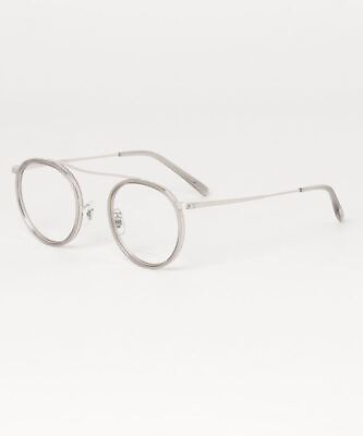 #ad Oliver Peoples MP 3 MP 3 XL Silver Gray Metal Eyeglasses 46□22 145 0OV7970SWKG $285.00