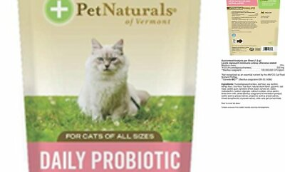 #ad Cat Digestive Supplement Daily Probiotic for Cats 30 Bite Sized Chew Pack $20.93
