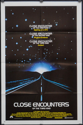 #ad Close Encounters Of The Third Kind 1977 23X35 THOUGHT FACTORY MINT MOVIE POSTER $40.00