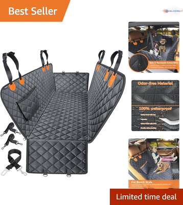 #ad Waterproof Dog Seat Cover Heavy Duty Hammock 600D Scratch Proof Nonslip $66.48