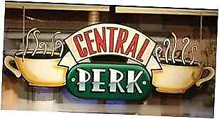 #ad Metal Sign Central Perk Cafe Painting Friends Tv Show Tin Sign Vintage Bar $16.97