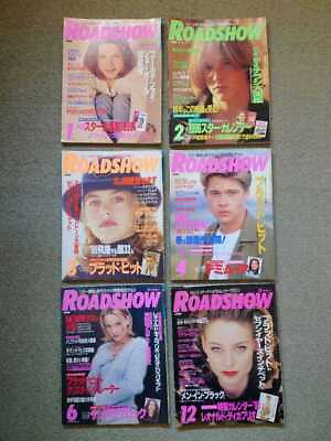 #ad Roadshow Jan Apr.Jun.Dec 1996 set of 6 Movie Film Japanese magazine from Japan $169.97