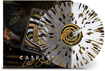 #ad Caskets Lost Souls Clear W Gold black Splatter New Vinyl LP Black Colored $27.01