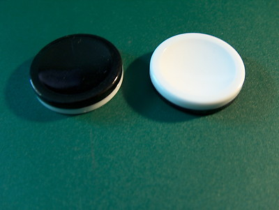 #ad OTHELLO Game Parts Pieces Replacement Black White DISCS DISK 2 for $1 $1.00