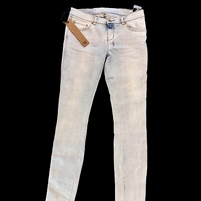 #ad Ksubi Jeans Women#x27;s Size 28 Slim Fit Stretch Blue Jeans Skinny Pins New With Tag $55.00