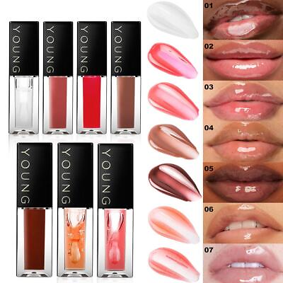 #ad 7 Colour Lip Oil Non stick Cup Waterproof Lipstick Lasting Plumping L Sale $2.32