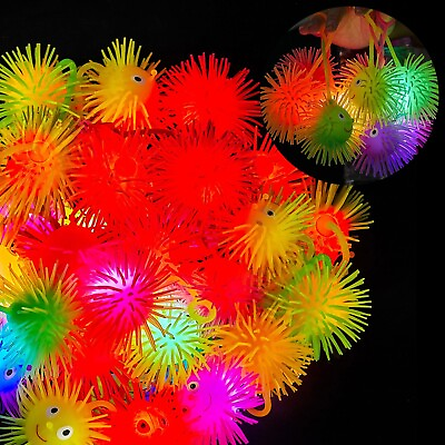 #ad Lewtemi 48 Pcs LED Puffer Ball Glowing Puffer Balls Goodie Bag Stuffers Ball... $66.79