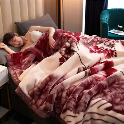 #ad Double Layer Winter Thick Blanket For Bed Soft Warm Heavy Fluffy Throw Blankets $192.28