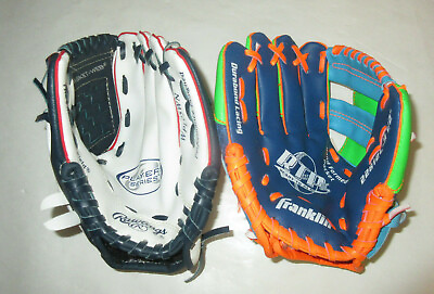 #ad 2 Really Cool Tee Ball Gloves Franklin amp; Rawlings NICE $1.51