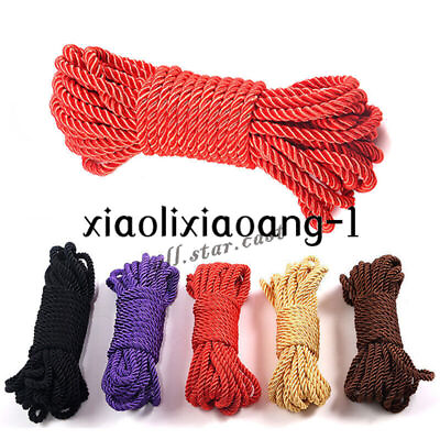 #ad Binding Silk Rope Long 33Ft Silk Body Harness Belt Restraint Shibari Tie Up $12.27
