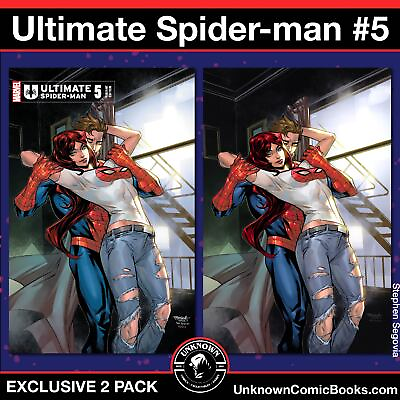#ad 2 PACK ULTIMATE SPIDER MAN #5 UNKNOWN COMICS STEPHEN SEGOVIA EXCLUSIVE VAR 05 $33.00