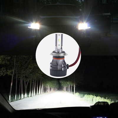 #ad 2 x H7 LED 30W 2800LM M9 Headlight Car Hi Lo Beam Auto Bulbs 6000K Black $11.31