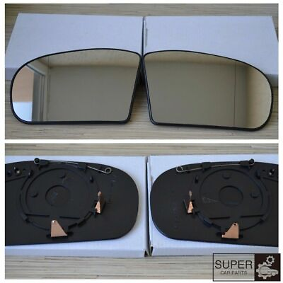 #ad Side Mirror Heated Glass 2001 2007 Right amp; Left For Mercedes E C Class W211 W203 $43.99