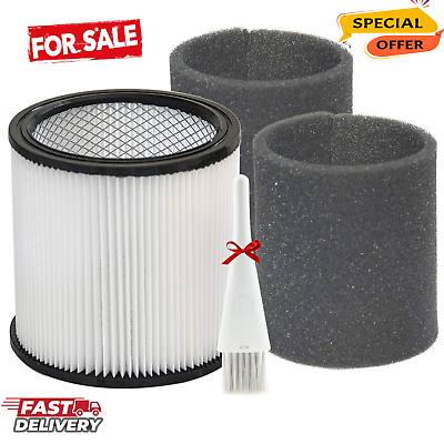#ad Replacement Shop Vac Filter for Sears Craftsman 5 6 8 12 16 gallon. Wet Dry $21.15