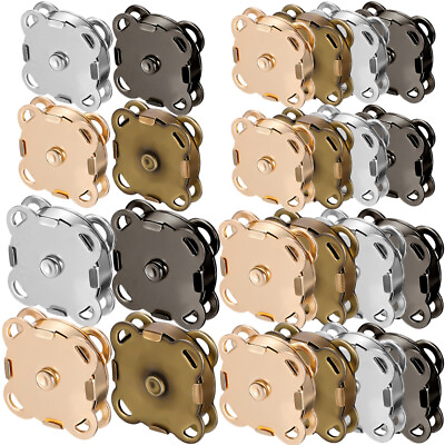 #ad 40 Magnet Button Sets 14mm amp; 18mm Sew in Clasps 4 Colors for Clothes amp; Bags MW $16.96