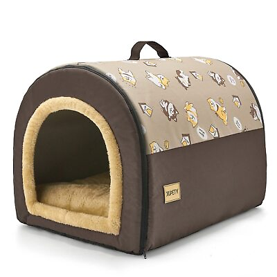 #ad Dog House Cozy 2 in 1 Small Dog House L Size for Small Medium Dog Comfy Ca... $70.90