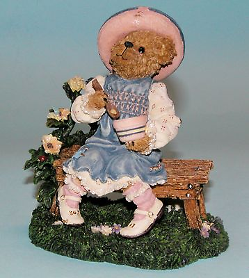 #ad Boyds Bears resin quot;Lil#x27; Miss Muffet..What#x27;s in the Bowl?quot; # 2455 NIB 2001 ret $45.00