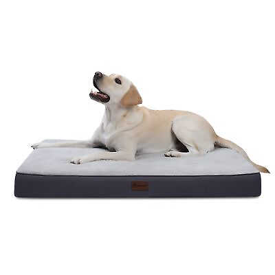 #ad MIHIKK Waterproof Dog Beds Large Sized Dog Orthopedic Dog Beds for Crate with... $60.59