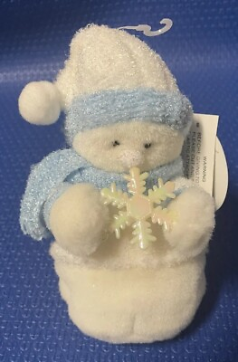 #ad American Greetings Snowman Christmas Plush Stuffed Animal Soft Toy 6 Inch $8.00
