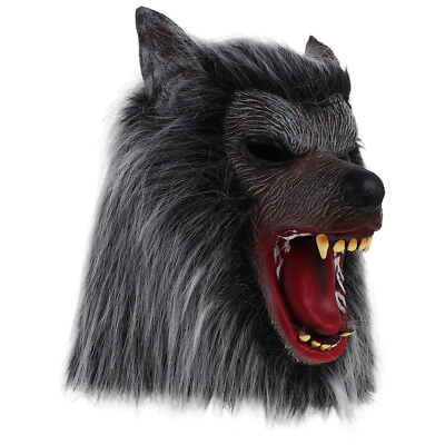 #ad Halloween Wolf Head Animal Cosplay Accessory PR $19.58