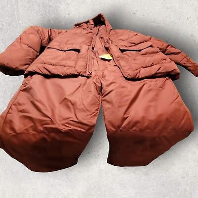 #ad Mens Snow Pants And Jacket All in Motion Size XL Orange Pants $38 Jacket $48 OG $44.95
