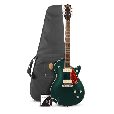 #ad Gretsch G5210 P90 Electromatic Jet Two 90 Electric Cadillac Green Guitar Bundle $549.99