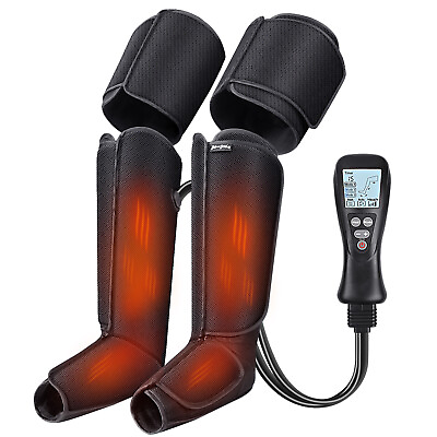#ad Leg Massager with Heat and Circulation Air Compression Massage Boot Foot amp; Calf $59.99