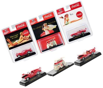 #ad Coca Cola Bathing Beauties Set Of 3 Cars With Surfboards Release 2 Limited To By $51.43