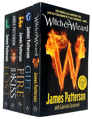 #ad James Patterson Witch amp; Wizard Series 5 Books Collection Set $49.95
