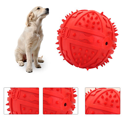 #ad Dog Molar Toy Comfortable High Toughness Small Medium Large Dog Squeaky Ball 4 $9.41