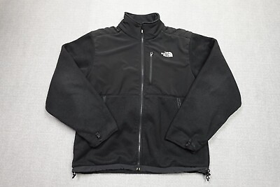 #ad The North Face Fleece Mens XL Black Jacket Coat Soft Sweater Full Zip Fuzzy $24.97