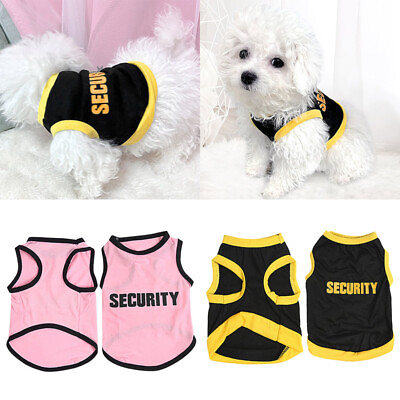 #ad Puppy Dog Clothes Small Dogs Letter Printed Puppy Cat Pet Vest T Shirt Tank Tee* $1.00
