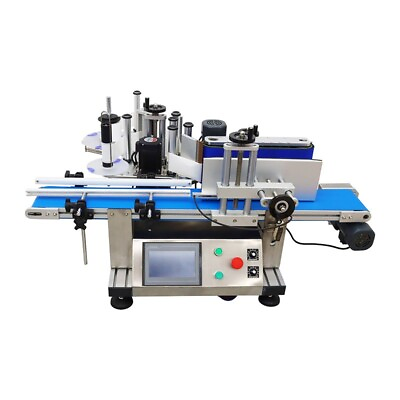#ad Desktop Automatic Round Bottle High Speed Labeling Machine with Conveyor 110V $2472.20