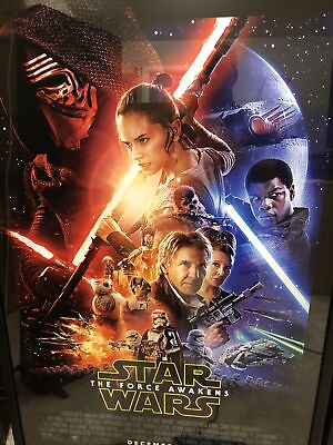 #ad STAR WARS THE FORCE AWAKENS HIGH QUALITY MOVIE PRINT POSTER $16.00