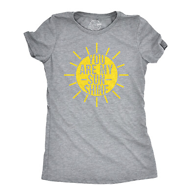 #ad Womens You Are My Sunshine T Shirt Funny Summer Tee Cute Adorable Graphic Tee $9.50