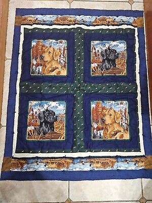 #ad PROJECT LINUS Multi Puppy Dog Lap Quilt $18.99