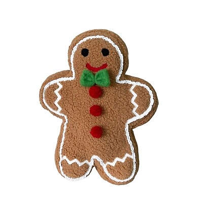 #ad Hobby Lobby Gingerbread Cookie Stuffed Plush Soft Toy Christmas Decoration NEW $20.60