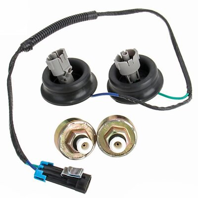 #ad 2X Knock Sensor with Harness Pair Kit for Chevy Silverado 1500 GMC Sierra Hummer $21.88