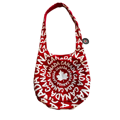 #ad Canada Red and White Souveneir Hobo Bag $20.00