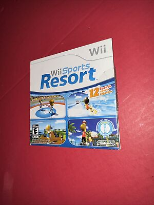 #ad Wii Sports Resort With Game No Manual Scratches Needs Resurfacing $15.00