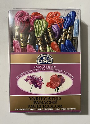 #ad DMC Floss Variegated 18 Skeins 6 Strand Embroidery Thread Collector#x27;s Edition $18.00