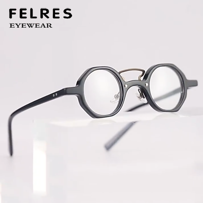 #ad #ad Acetate Frame Premium Eyeglasses For Men Women Round Clear Lens Glasses Frame $23.28