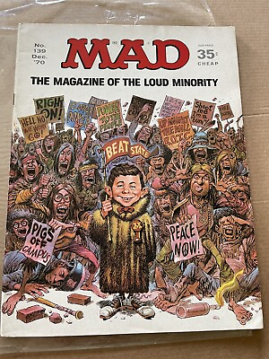#ad #ad MAD MAGAZINE #139 Dec 1970 Loud Minority Very Good Shipping included $11.90