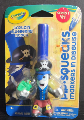 #ad Crayola Pip Squeaks New Captain Blueberry Patch Kids Washable Markers Series 1 $5.00
