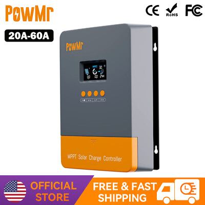 #ad 12 24 36 48V 20 30 40 60A MPPT Solar Charge Controller Panel Battery Regulator $48.99