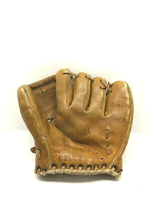 #ad Vtg McKinnon ball Glove Top grain cowhide leather lined F2132 RHT $16.19