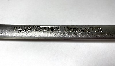 #ad Vintage Walden Worcester 1438 15 16quot; 1quot; Offset Double Box Wrench 12 point USA $14.50