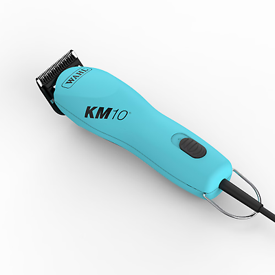 #ad Wahl KM10Clipper WITH CLIP COMB ATTACHMENT SET Turquoise; Dog Grooming $215.00