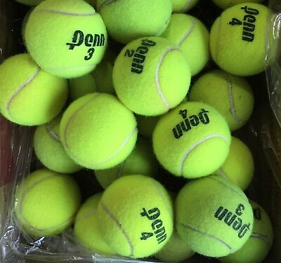 #ad 30 Used Tennis Balls Dog Toys Crafts Chairs $25.85