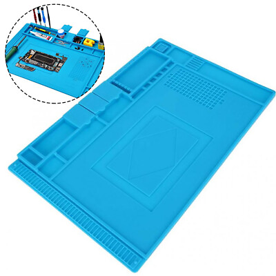 #ad Insulation Pad Non slip Workbench Table Mat Rubber Electronic Repair Maintenance $23.94